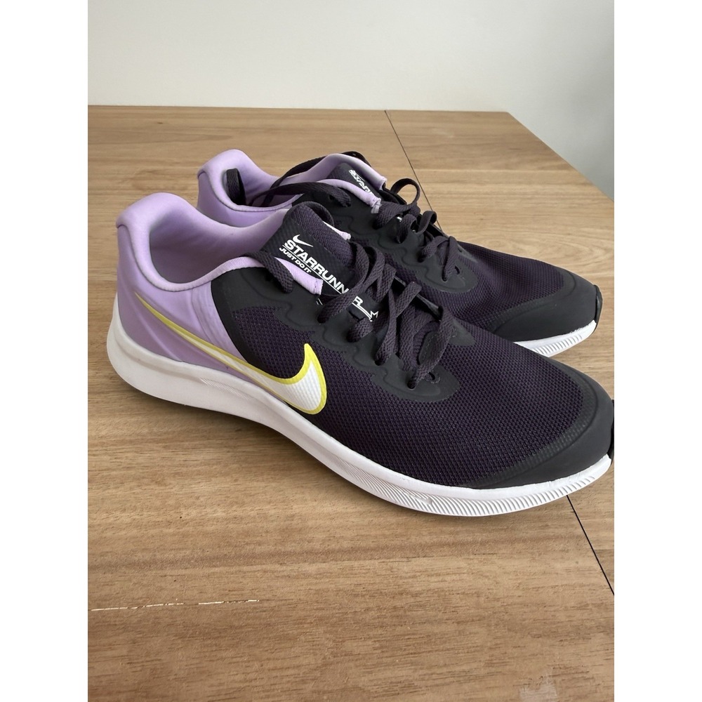 Nike Star Runner 3 Running Shoes Cave Purple Lavender DA2776-500 Size 7Y New